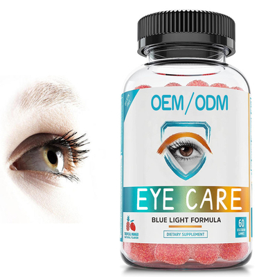 Vitaminas do cuidado do olho de GMPC para as crianças dos adultos gomosas para suplementos à saúde do olho