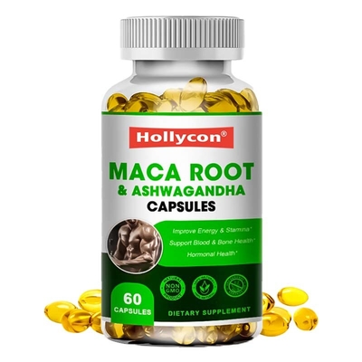 A raiz de 60 PCS Maca encerra o suplemento masculino à sala de limpeza do OEM