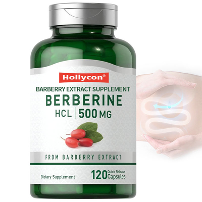 HCL erval cardiovascular de Berberine do suplemento ao extrato da bérberis da cápsula 500mg de FDA Berberine