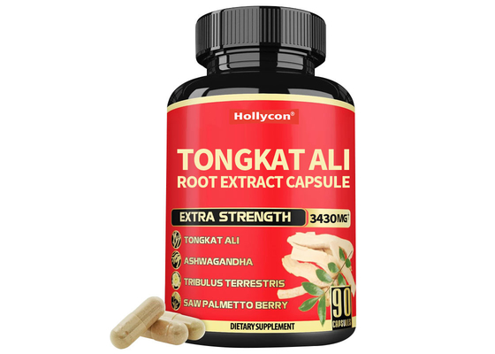 Suplemento de Suporte Masculino Natural de Ervas Tongkat Ali Root Extract Capsule