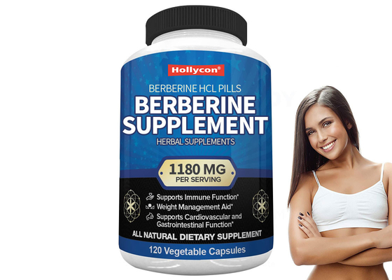 120 Cápsulas Suplementos dietéticos Suplemento de reforço do sistema imunitário Berberina HCl pílulas