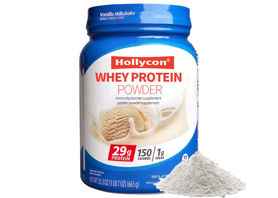Proteína de soro de leite em pó para aumentar a força da massa muscular Suplemento de reforço da imunidade