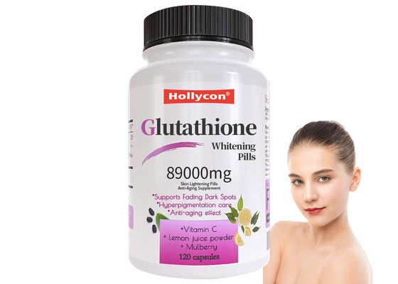 OEM Glutationa pilhas de clareamento ajudar a nutrir a pele e ilumina o tom suplemento anti-envelhecimento