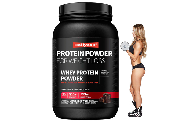 907g em pó de proteína para perda de peso ajuda a construir músculo magro em pó de proteína de soro de leite