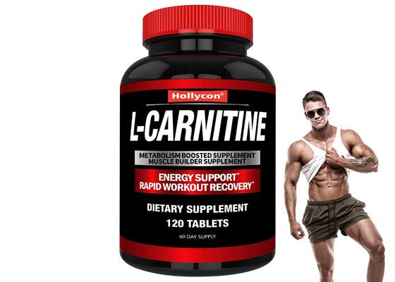 Grade Alimentar L-carnitina comprimido ajuda a aumentar a taxa metabólica Força Muscular Suplemento de construção muscular