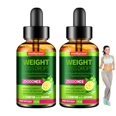 Personalize as gotas de dieta com Garcinia Cambogia, L-Arginina L-Glutamina