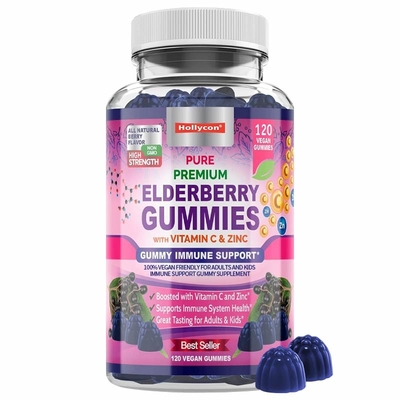 Marcas particulares de gomas de amoras com vitamina C e zinco Adultos e crianças