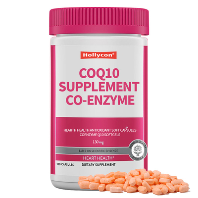 Suplemento de CoQ10 de alta qualidade Coenzima Q10 Saúde do coração Antioxidante cápsulas moles