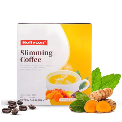 Hollycon Suplemento de café em pó de emagrecimento Premium