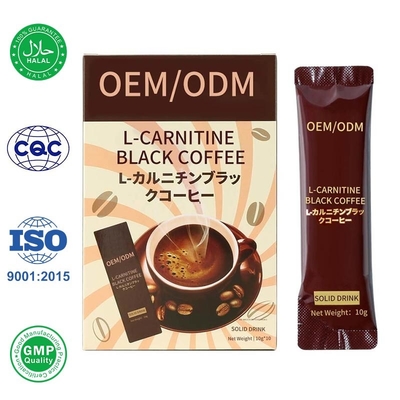 Café preto l OEM do pó de volume da carnitina para o emagrecimento do corpo