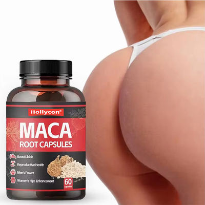 Fornecedor Sildena Maca Negro cápsulas de aumento masculino anti-fadiga reabastecer energia