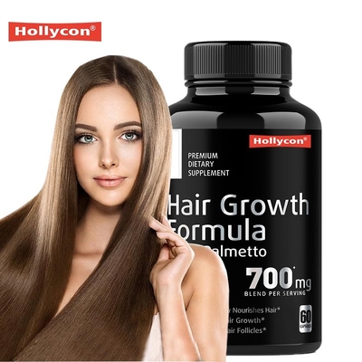 DHT Bloqueador de crescimento do cabelo Pílulas de crescimento do cabelo Vitaminas de perda de cabelo Suplemento de biotina
