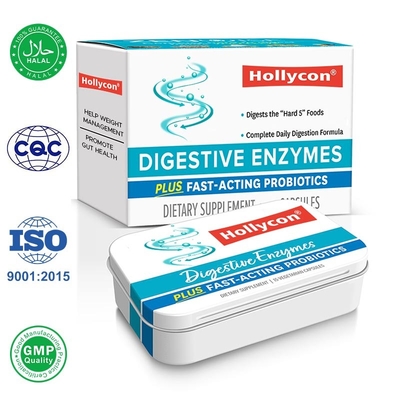 Enzimas Digestivas Suplemento de Emagrecimento Cápsulas de Suporte à Saúde Digestiva