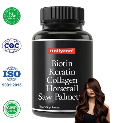 OEM DHT Blocker cápsulas Suplemento de crescimento do cabelo para cabelos mais cheios
