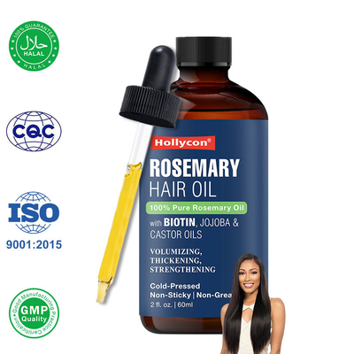 Óleo de Rosemary para crescimento do cabelo Nutrição do couro cabeludo Anti caspa Fortalecimento dos folículos