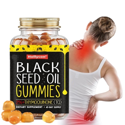 Gomes de óleo de semente preta OEM para articulações Suporte 500mg Gomes de óleo de semente preta