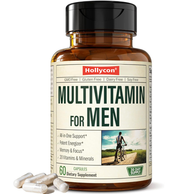Multivitamínico para Homens Fornecedor Multiminerals Suplemento de Vitaminas Zinco Melhorar o Foco de Energia
