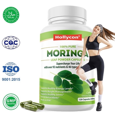 Moringa em pó cápsula para controle de peso de apoio cápsulas de emagrecimento natural