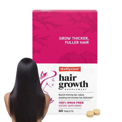 Em estoque comprimidos de crescimento do cabelo Vivisc Suplemento de crescimento do cabelo cresça mais grosso cabelo mais cheio