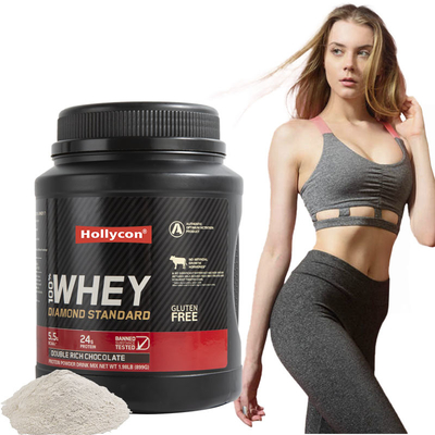 Proteína de soro de leite em pó Suporte muscular magro para recuperação muscular antes/após treino