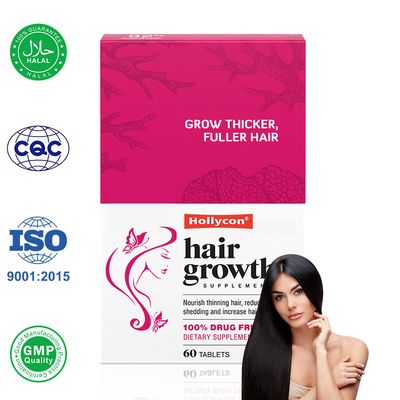 Os comprimidos de crescimento do cabelo promovem nutrição Fortalecer o crescimento do cabelo existente