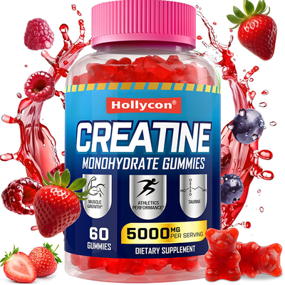 Creatina Monohidrato Gummies Força Energia Resistência e recuperação pós- treino