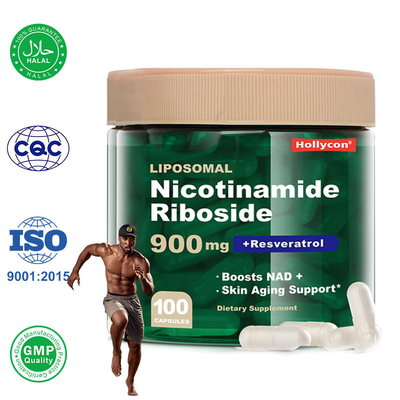 Suplemento de NMN cápsula NAD Resveratrol Fábrica de apoio antienvelhecimento Foco de energia