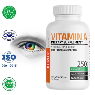 Gelas suaves personalizadas de vitamina A de alta potência para o sistema imunológico e crescimento saudável