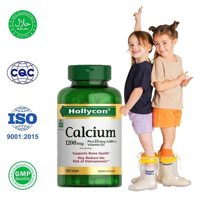 OEM Calcium Carbonate Softgels para saúde óssea e absorção de cálcio