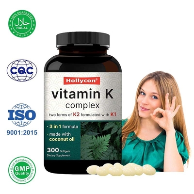 Geles suaves do complexo de vitamina K para saúde óssea e articular do coração