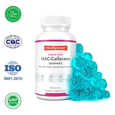 Gumas NAC com Glutationa para imunidade hepática e saúde cerebral
