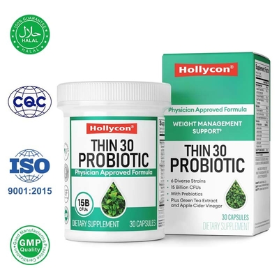 Probióticos finos para perda de peso aliviar inchaço 6 estirpes para saúde intestinal