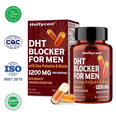 Bloqueador de DHT para homens para promover cabelos mais grossos e saudáveis