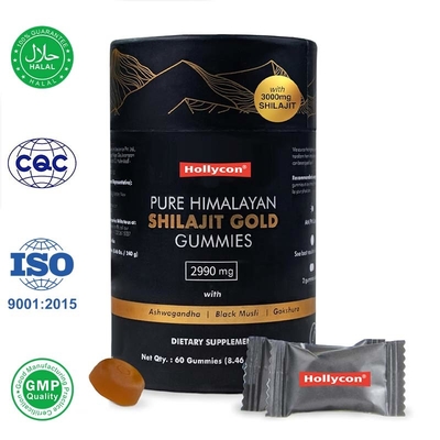 Shilajit Supplement Gummies apoia a recuperação muscular e reduz a fadiga