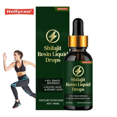 Shilajit resina gotas líquidas de fornecedor apoia a saúde ideal e vitalidade
