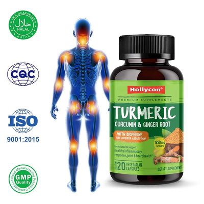 Fabricante Cápsulas de Curcumina de Cúrcuma Melhoram o Conforto e a Mobilidade das Articulações