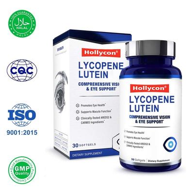 Fornecedor Luteína Softgels Suporta a resistência e clareza dos olhos