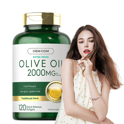Suplemento de azeite para saúde geral Extracto de azeite virgem Softgels