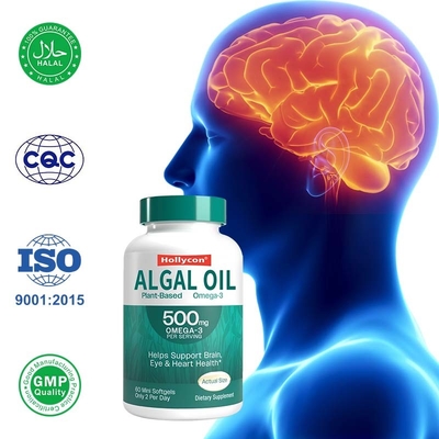 Suplemento vegetal de ômega 3 para benefícios cognitivos e cardiovasculares