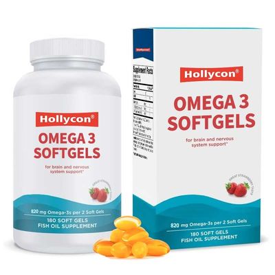 Omega3 Softgels Fórmula de DHA de alta intensidade para apoio do cérebro e do sistema nervoso