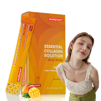 Solução Essencial de Colágeno Jelly Stick Colágeno Vegano Para a Saúde dos Ossos e das Articulações