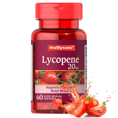 Licopeno Softgels para promover a saúde da próstata 20mg Suplemento de licopeno