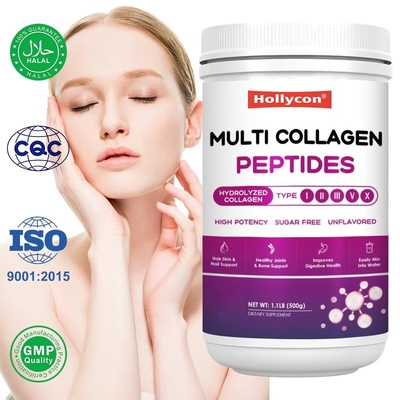 Peptídeos de multicollagenos em pó de atacado Suporta pele cabelo unhas e articulações