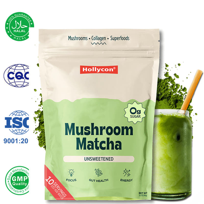 Fábrica de cogumelos orgânicos Matcha em pó Apoio Foco Energia Digestão Saúde