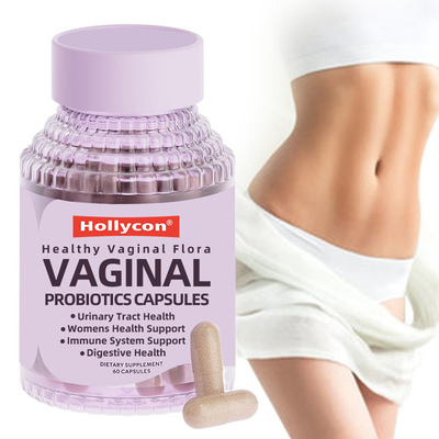 As cápsulas de probióticos vaginais para mulheres promovem o equilíbrio do pH e um odor vaginal saudável.