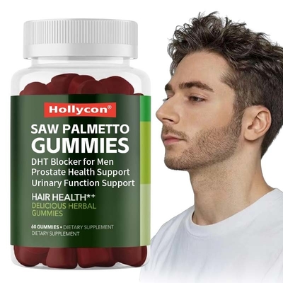 Fabrica Saw Palmetto Gummies para calvície masculina e bem-estar da próstata