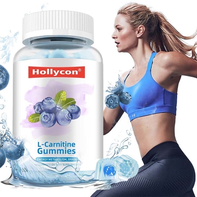 OEM L-carnitina gomas para resistência muscular saúde cerebral e metabolismo energético