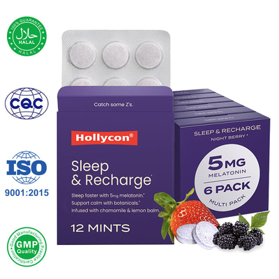 Fornecedor Dormir Minas Melatonina 5mg Suplemento de sono calmo Ajuda a dormir melhor
