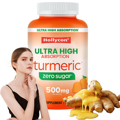 OEM Zero açúcar goma de cúrcuma para o suporte ósseo goma de extrato complexo de cúrcuma