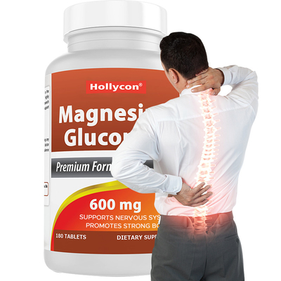 Gliconato de magnésio comprimidos para ossos fortes 35 mg comprimidos de magnésio para sistema nervoso
